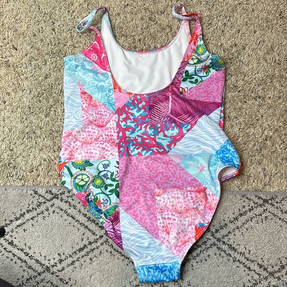 STELLA COVE
Patchwork Sea One Piece Swimsuit in Pink Size 14 Years - Picture 4 of 6